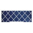 thumbnail image 5 of Maklaine Navy Blue Resin Writing Desk w/ Cream White Bone Accents, 5 of 9