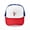 Red/Blue/White, variant on - Alpha Sigma Phi Phoenix - Adjustable Unisex Printed Trucker Hat with Mesh Back