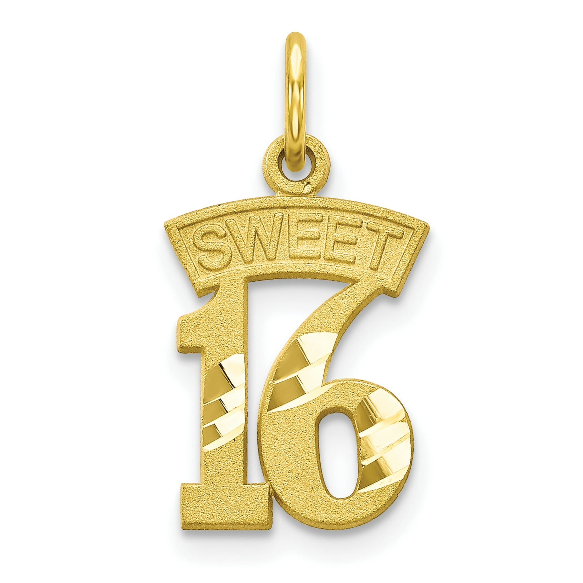 Sweet 16 charm gold discount