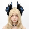 thumbnail image 6 of Hsqqdc Resin Blue Sea Siren Headband with Fish Ears and Fin Detail, 1 Piece, 6 of 7