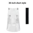 thumbnail image 2 of jesticaly Coiffeur Transparent avec Résistant, Imperméable Adapté pour Salons, Restaurants, Utilisation, Lieux de Divertissement Transparent + Noir 30-S, 2 of 4