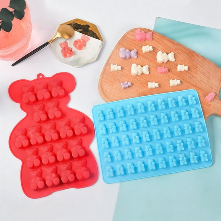 Fondant Turn Sugar Gummy Bear Silicone Mold Chocolate Mould Silicone Mold