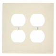 thumbnail image 1 of Device Receptacle Wallplate Midway Size, Light Almond, 1 of 1