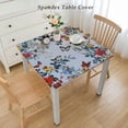 thumbnail image 2 of nygtbtfer  Spring Bloom Botanical Print Outdoor Tablecloth Water Resistant Spillproof Polyester Fabric Table Cover with Zipper Umbrella Hole for Patio Garden Tabletop Decor,  Zippered, 2 of 7