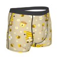 thumbnail image 2 of KLL Cute Bee Gnome 2 Men's Cotton Boxer Briefs Underwear-XX-Large, 2 of 8