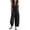 #01Black, variant on Jumpsuits for Women Wide Leg Casual Sleeveless V Neck Button Front Linen Jumpsuits Loose Fit Rompers Jumpers Summer Work Party Outfit Black XXL