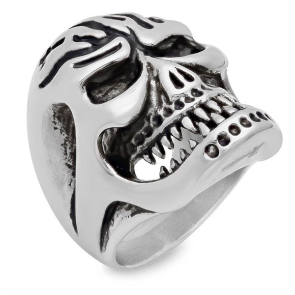 Men-s Stainless Steel Skull Ring