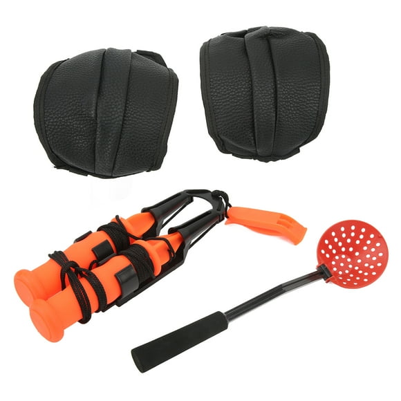 Ice Fishing Picks Combination, Ergonomic Handle Lifesaving Tools Ice Fishing Spoon Ice Picks Set For Skating