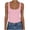 Pink, variant on vigerkar Tank Tops for Women 2026 Casual Square Neck Summer Outfits Ribbed Fitted Camisole Shirt Sleeveless Workout Clothes (Gold, S)