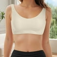thumbnail image 2 of Plus Size Bras for Women Front Closure Womens Seamless Bras No Underwire Supportive Wireless Push Up Full Coverage Bralette Comfort T-Shirt Bra, 2 of 5