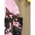 thumbnail image 3 of Toddler Girls Clothes 2T 3T 4T 5T Fall Outfits Baby Pullover Sweatshirt  Camouflage Pants Set Kids Winter Sweatsuit, 3 of 8