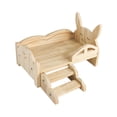 thumbnail image 2 of Guinea Pig Bed Nest Durable Pets Hut Playing Sleeping Hiding Small Animals Bed for Ferrets Bearded Dragons Rabbits Hedgehogs Small Rabbit, 2 of 8