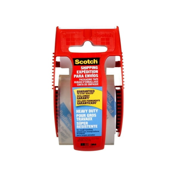 Scotch® Heavy Duty Shipping Packaging Tape, 142-ESF, 1.88 in x 22.2 yd
