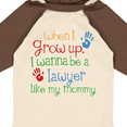 thumbnail image 4 of Inktastic Lawyer Like Mommy Boys or Girls Long Sleeve Baby Bodysuit, 4 of 5