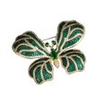 thumbnail image 3 of Broche de mariposa para mujer, alfiler para el pecho, alfiler para el cuello, alfiler para vestido, aniversario, boda, fiesta, accesorios para ropa, Verde, 3 of 8
