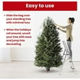 thumbnail image 4 of Tutuviw Christmas Tree Storage Bag,Clear Waterproof Xmas Trees Upright Cover Extra Large Plastic Bags Container to Cover Xmas Trees up to 9-Ft Tall, Disposable, Bio-Friendly(Clear Bag), 4 of 7