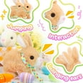 thumbnail image 4 of Bunny Plush Toys Bunny Electronic Toy with Sounds,Wiggling Ears,Hopping,Twitching Mouth and Nose, Interactive Rabbit Toy for Kids with Leash,Easter Birthday Gift for Toddlers Kids, 4 of 16