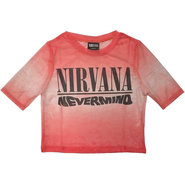 Nirvana Crop Top Logo en Maille Ondulée pour Femmes