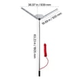 thumbnail image 6 of VEVOR Lake Weed Cutter, Pond Aquatic Plant Cutting Tool with 37 in Max. Cut Width, Sharp and Heavy-Duty Steel Blades, Pond Rake with 30 ft Throw Rope, for Cattail, Phragmites, Lilly Pads & Chara, 6 of 9