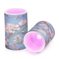 thumbnail image 2 of Electronic Candles Light Combination 3x5In, 3x4In Flameless Candles Plastic Festive Decoration Party Christmas Decoration White Cherry Blossoms, 2 of 7