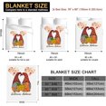 thumbnail image 6 of Fall Gnomes Blanket, Fall Throw Blanket Gnome Gifts for Women, Soft Fluffy Cozy Gnomes Birthday Gifts for Gnome Lover, Bedding Quilt Flannel Fleece Blanket for Sofa Couch Bed 60''''x50'''', 6 of 6