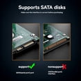 thumbnail image 1 of Estuche para Disco Duro Externo (5 Gbps, 2,5 Pulgadas), Transparente, USB, para Almacenamiento de Discos Duros , HDD y SSD, con Pantalla., 1 of 5