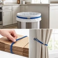 thumbnail image 6 of BlinkLLX Trash Can Bands Set of 6, Fits 13 to 32 Gallon Cans, Hongmed Elastic Rubber Bands for Kitchen/Office/Garage, Secure Garbage Bags in Place, Blue, 6 of 6