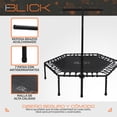 thumbnail image 3 of Trampolin Fitness Ejercicio Brincolin Con Barra Agarradera Jumping Aeróbicos 94x101 Cm Color NegroBlick, 3 of 5