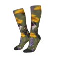 thumbnail image 2 of Fotbe Humming Bird print Women's Men's Novelty Crew Socks Cotton Socks Knee High Socks for Walking,Running,Nurses,Pregnancy, 2 of 8