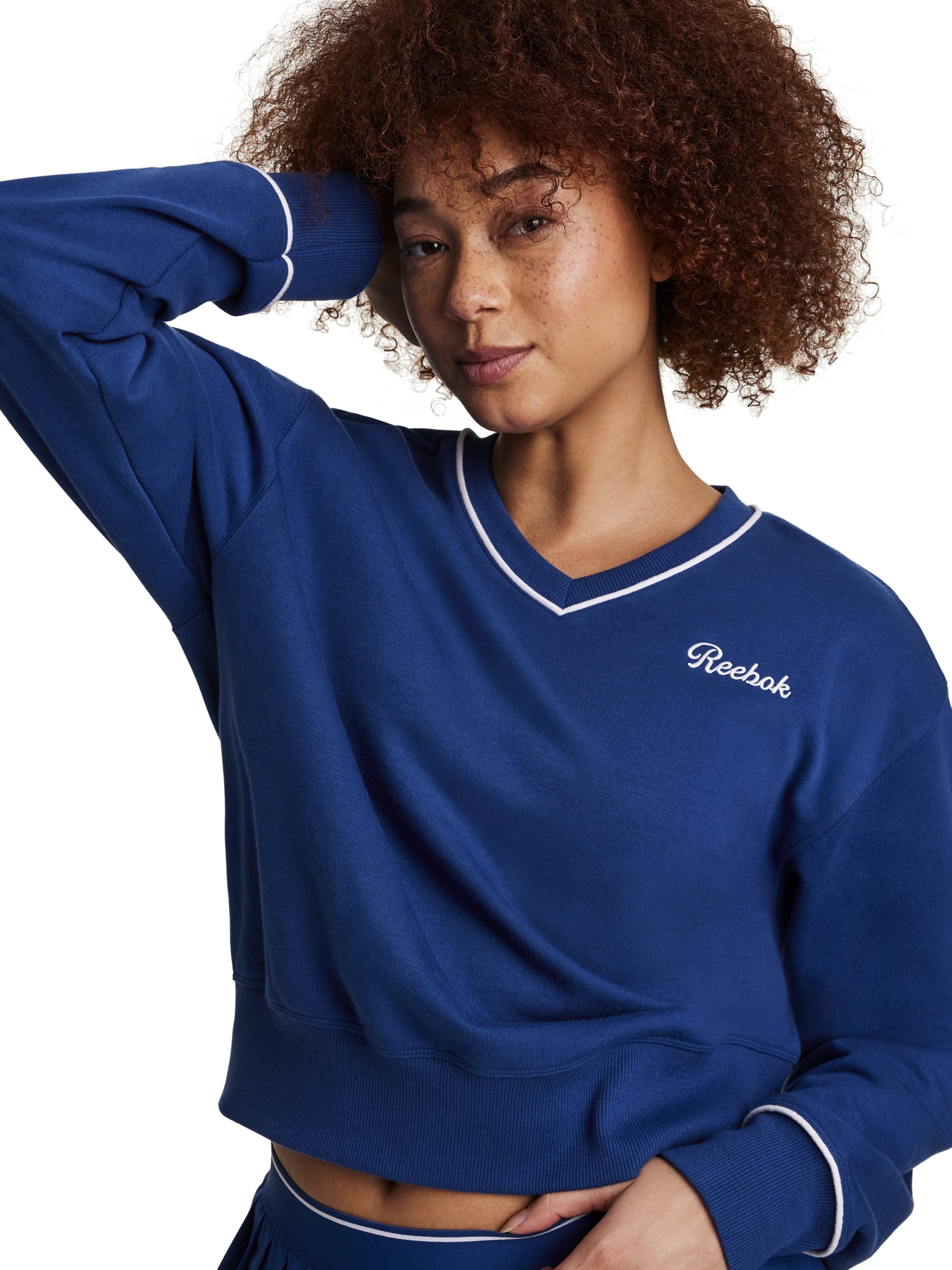 Reebok Courtside Oversize Meet & Greet Crew, Sizes XS-4X
