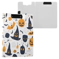 thumbnail image 3 of A4 Double Clip File Folder 18.9x12.6in Clipboards Foldable Binder Holds 80 Sheets Project Folder for Office, Home A Variety Of Cute Halloween Elements, 3 of 9