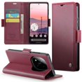 thumbnail image 1 of For Xiaomi Redmi Note 14 Pro 4G Case CASEME 023 Series RFID Blocking Leather Wallet Stand Phone Cove, 1 of 5