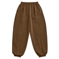 thumbnail image 6 of BUIGTTKLOP Cargo Joggers for Women High Waisted Casual Pants Baggy Loose Fitted Summer Pants with Pockets, 6 of 6