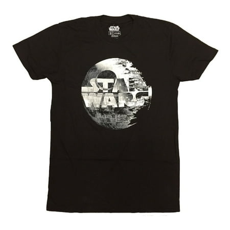 Star Wars Death Star Logo Adult T-Shirt (Best Death Metal Logos)