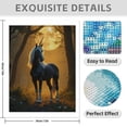 thumbnail image 3 of Diamond Art Kits for Adults - 5d Mystical Creature Moonlit Forest Diamond Painting for Adults, Diamond Art for Adults Beginners, Diamond Painting Kits for Adults for Home Wall Decor, 3 of 7