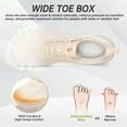 thumbnail image 2 of Women's Orthopedic Diabetic Wide Running Shoes: Comfortable Casual Arch Support Plantar Fasciitis Fashion Sneakers, High Arch Work Tennis Walking Shoes for Foot and Heel Pain Relief, 2 of 8