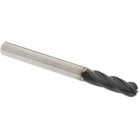 

OSG 3/16 Diam 5/8 LOC 4 Flute Solid Carbide Ball End Mill