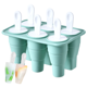 thumbnail image 1 of Moldes plegables para paletas heladas, moldes de silicona para paletas heladas, palitos reutilizables para paletas caseras, sin BPA Zhivalor CPB-DE-LYY1383-1, 1 of 5