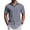 Dark Grey, variant on COOFANDY Mens Casual Button Down Short Sleeve Shirts Relaxed Fit Dress Shirts for Summer Daily