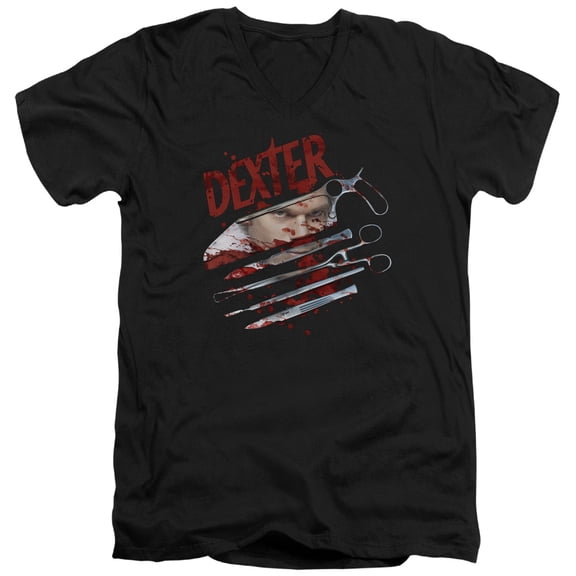 Dexter - Blood Never Lies 2 - Slim Fit V Neck Shirt - Small