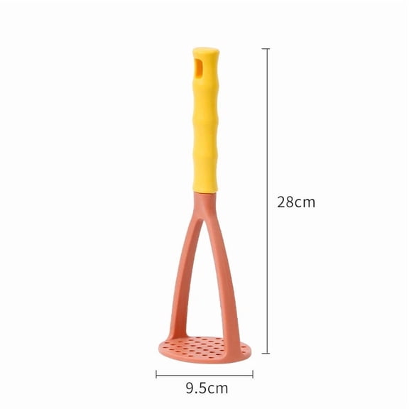 PP Bamboo Potato Masher Manual Crusher and Masher Kitchen Creative Tool Baby Food Masher