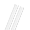 thumbnail image 1 of Tubo plástico transparente de 2 piezas, ID de 16 mm [0.63"] x OD de 19 mm [0.75"] tuberías redondas de policarbonato rígido de alto impacto [305 mm/12 IN], 1 of 7
