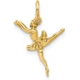 thumbnail image 3 of Solid 10k Yellow Gold Ballerina Charm - 20mm, 3 of 6