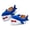 Blue, variant on Women Men Funny Slippes Cute Cartoon Animal Shark Home Furry Slippers Cozy Plush Warm Winter House Shoes for Adult