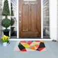 thumbnail image 5 of Yayeee Doormat for Indoor Entrance 32" x 20" Non Slippery Floor Rug, Purple Triangles, 5 of 8