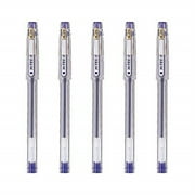 pilot hi-tec-c 025 gel ink pen, hyper fine point 0.25mm, blue ink, lh-20c25, value set of 5