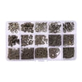 thumbnail image 4 of Juego de suministros para hacer aretes, manualidades para hacer joyas, ganchos para aretes Marrón, 4 of 9