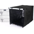 thumbnail image 2 of 24 Inch Dog Crate Cover, Black Kennel Cover for Pet Privacy and Comfort, 2 of 6