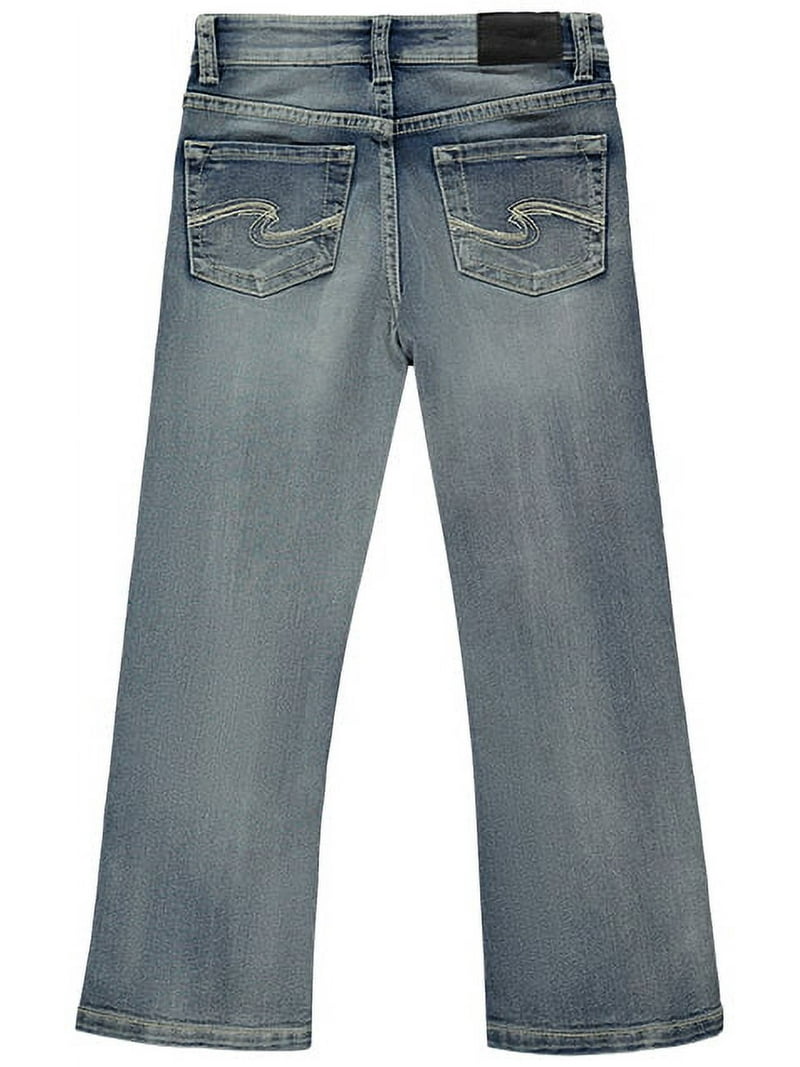 Silver Jeans Boys Zane Bootcut Stretch Denim Jeans, Sizes 4-16