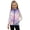 Axolotl Cloud, variant on Xoenoiee Robin Rose Flower Print Cozy Girls' Fleece Vest, Stand Collar Sleeveless Outerwear for Fall Winter, Lightweight Zip-Up Jacket with Pockets, Size 5-6 Years